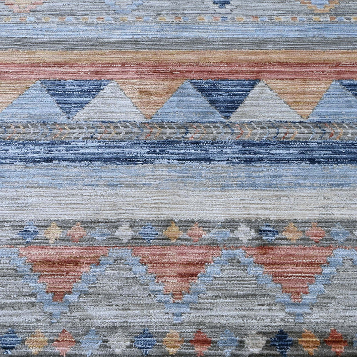 Multi Abstract Turkish Rug 5X8 ft