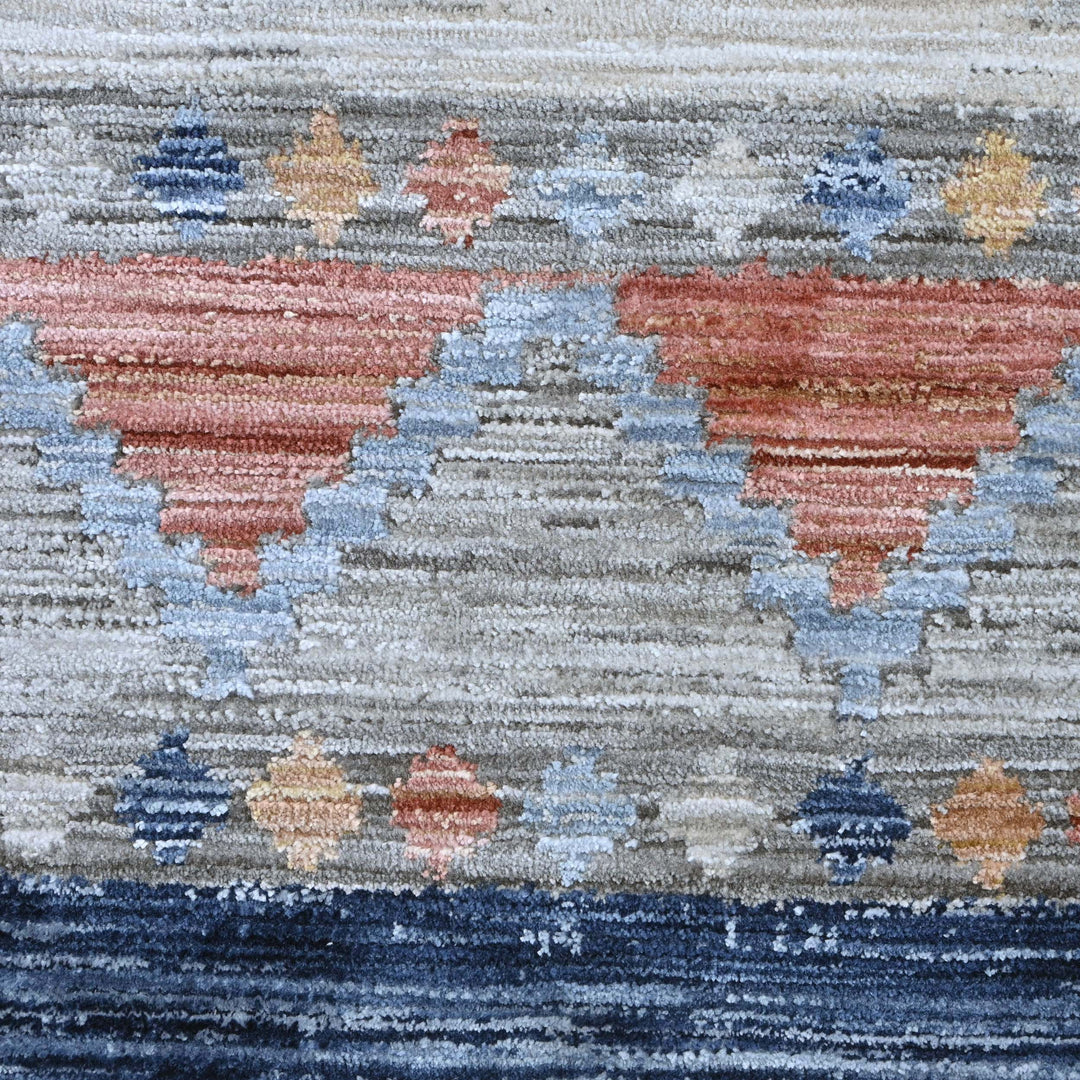 Multi Abstract Turkish Rug 5X8 ft