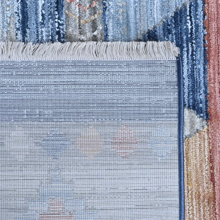 Multi Abstract Turkish Rug 5X8 ft