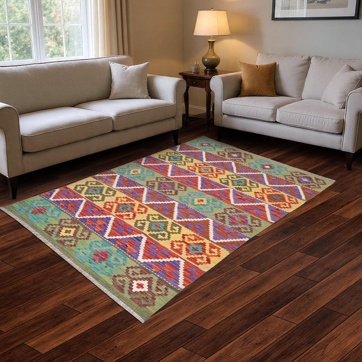 Afghani Kilim - 4x6 Ft