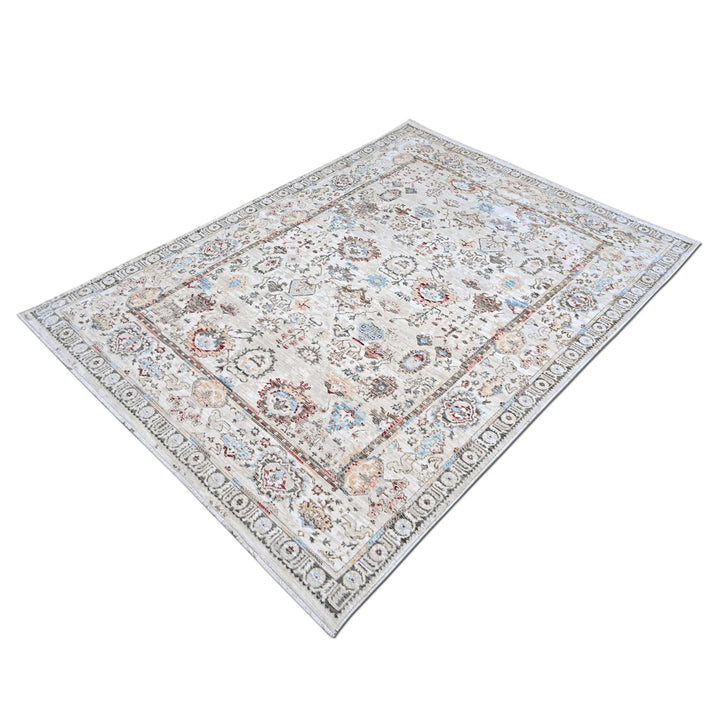 Multi Traditional Turkish Rug 5X8 ft
