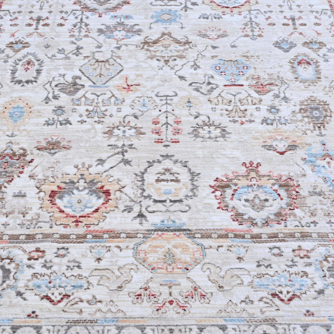 Multi Traditional Turkish Rug 5X8 ft