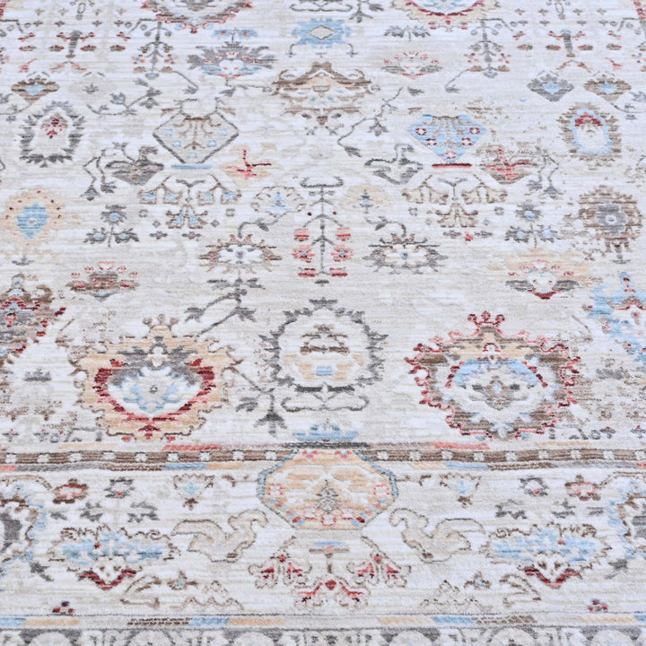 Multi Traditional Turkish Rug 5X8 ft