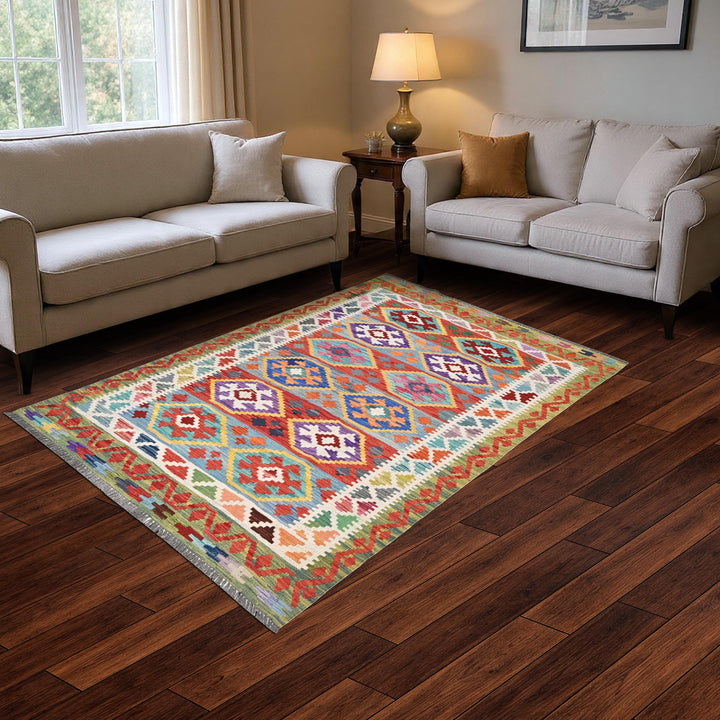 Afghani Kilim - 4x6 Ft