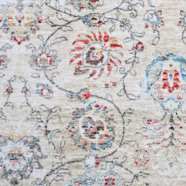 Beige Traditional Turkish Rug 5X8 ft