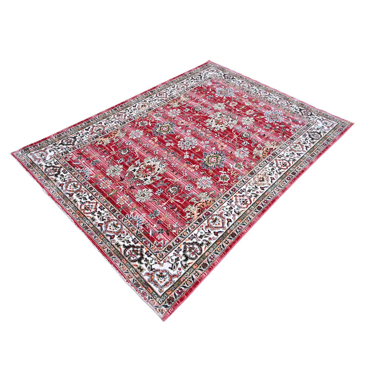 Multicolour Traditional Turkish Rug 5X8 ft