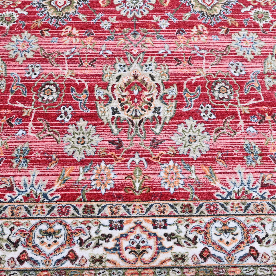Multicolour Traditional Turkish Rug 5X8 ft