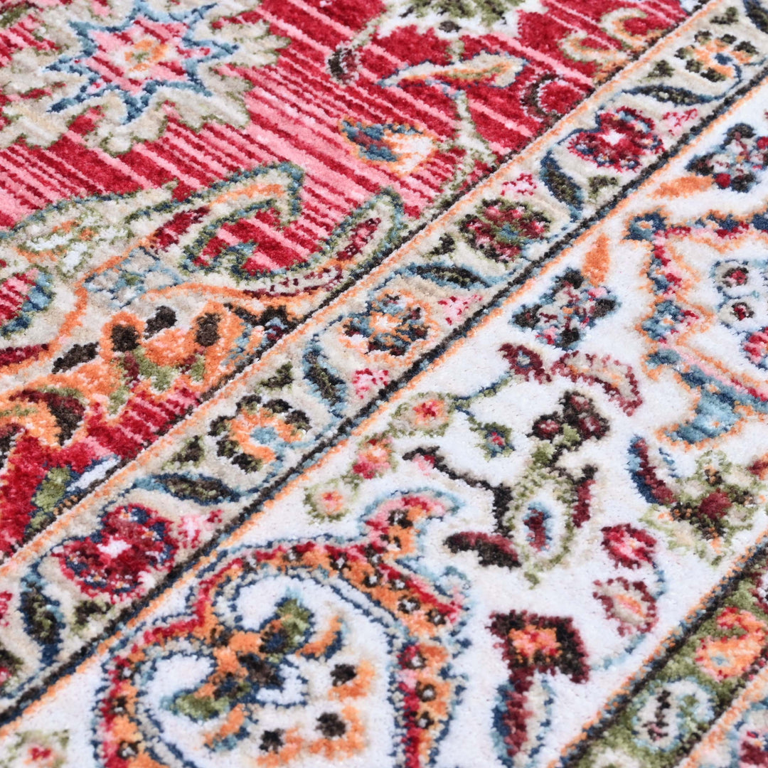 Multicolour Traditional Turkish Rug 5X8 ft