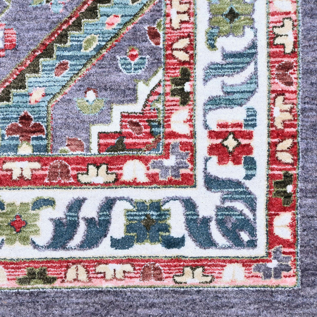 Multi Floral Turkish Rug 5X8 ft