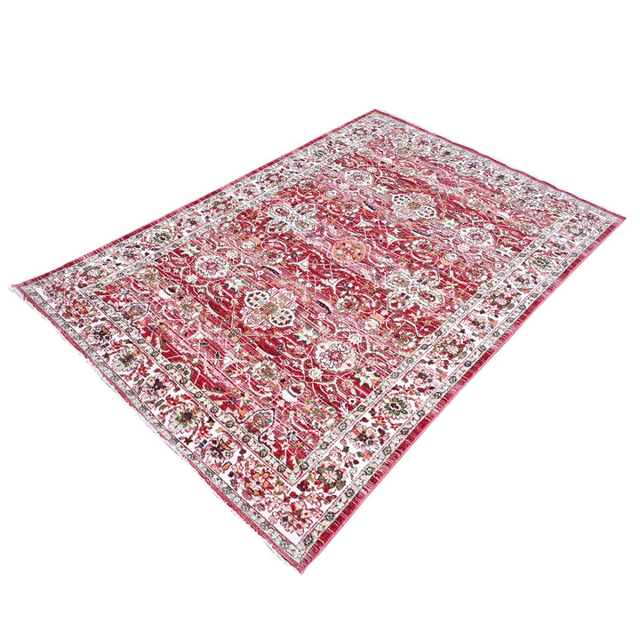 Rust Traditional Turkish Rug 5X8 ft