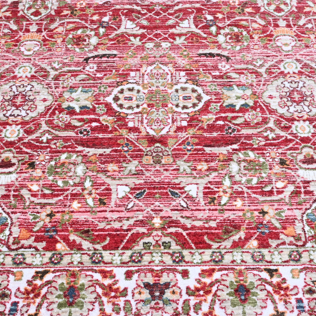 Rust Traditional Turkish Rug 5X8 ft