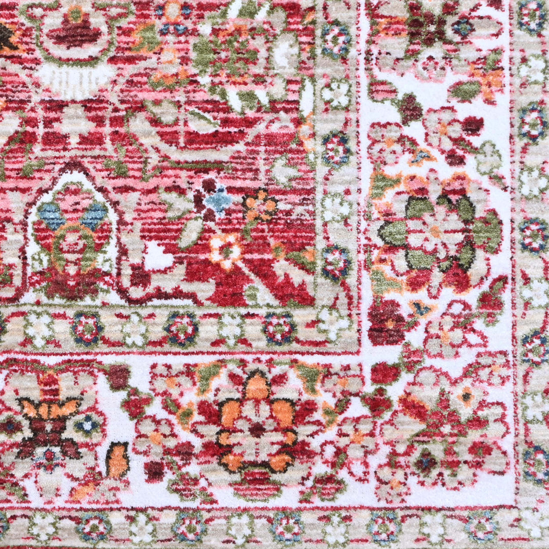 Rust Traditional Turkish Rug 5X8 ft