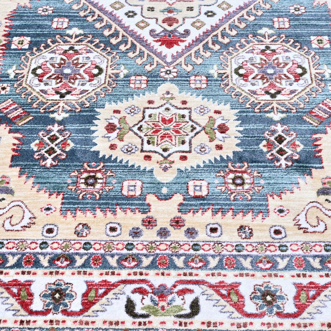 Multi Traditional Turkish Rug 5X8 ft