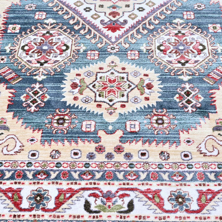 Multi Traditional Turkish Rug 5X8 ft