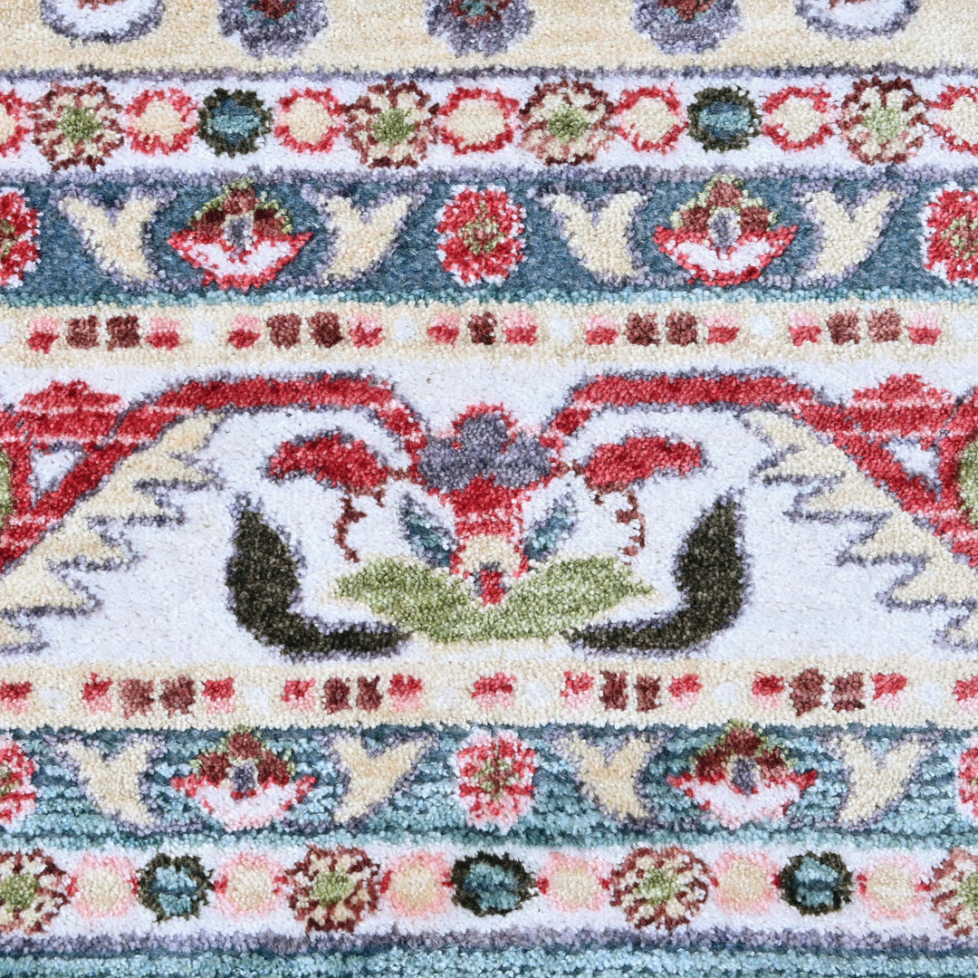 Multi Traditional Turkish Rug 5X8 ft