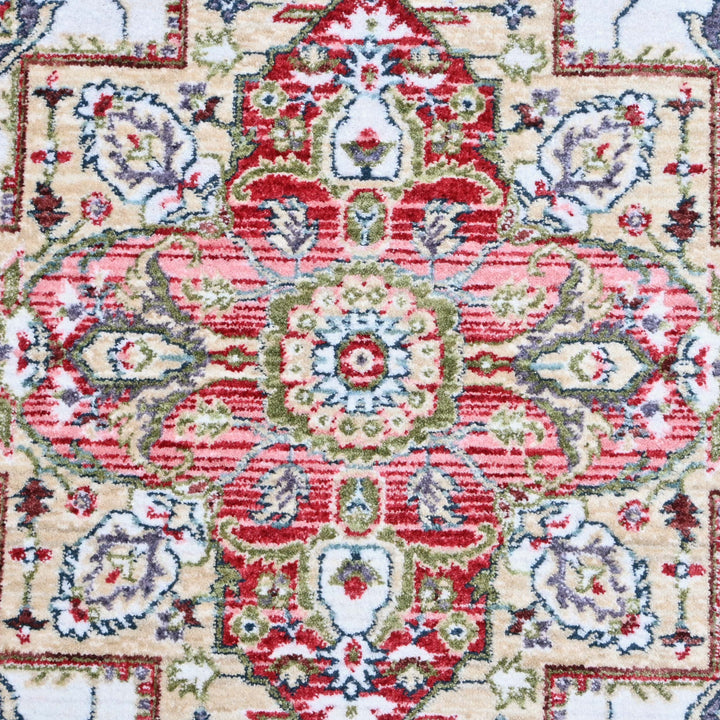 Multi Abstract Turkish Rug 5X8 ft