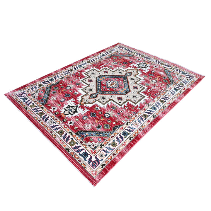 Multi traditional Floral Turkish Rug 5X8 ft