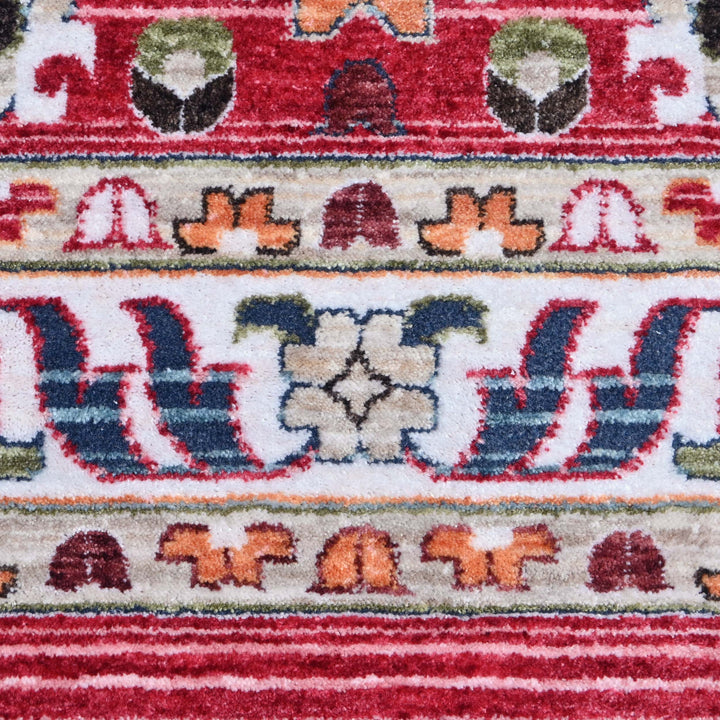 Multi traditional Floral Turkish Rug 5X8 ft