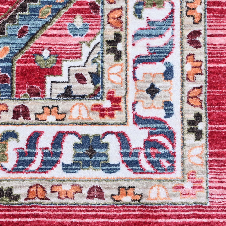 Multi traditional Floral Turkish Rug 5X8 ft