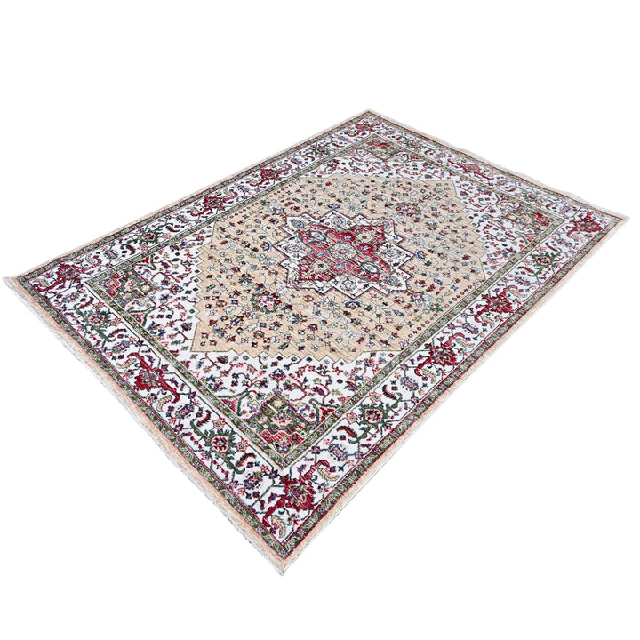 Multi Traditional Turkish Rug 5X8 ft