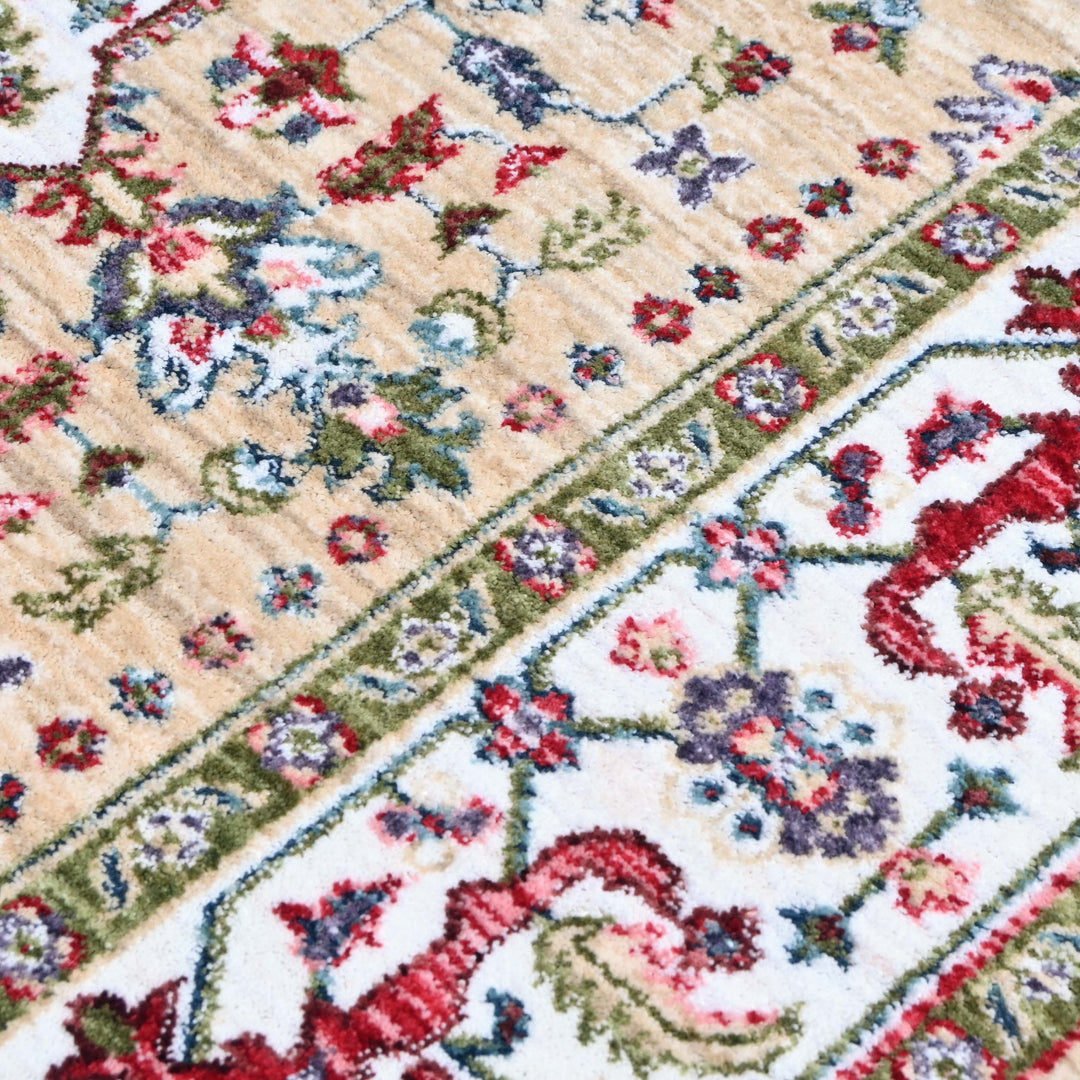 Multi Traditional Turkish Rug 5X8 ft