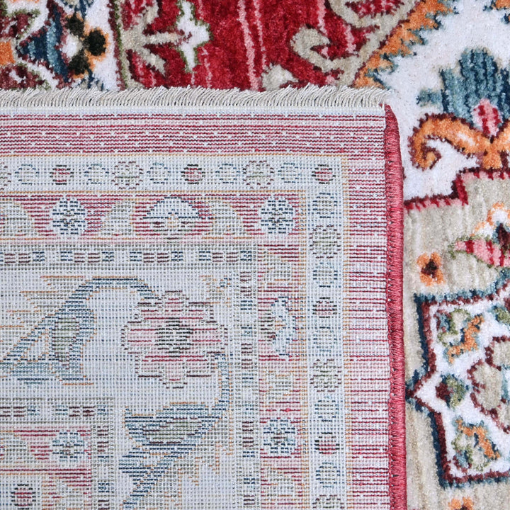 Rust Traditional Turkish Rug 4x6 Ft