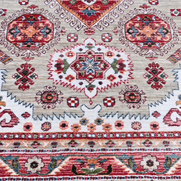 Multi Floral Turkish Rug 4x6 Ft