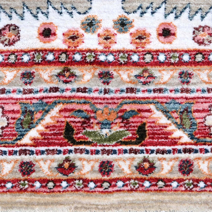 Multi Floral Turkish Rug 4x6 Ft