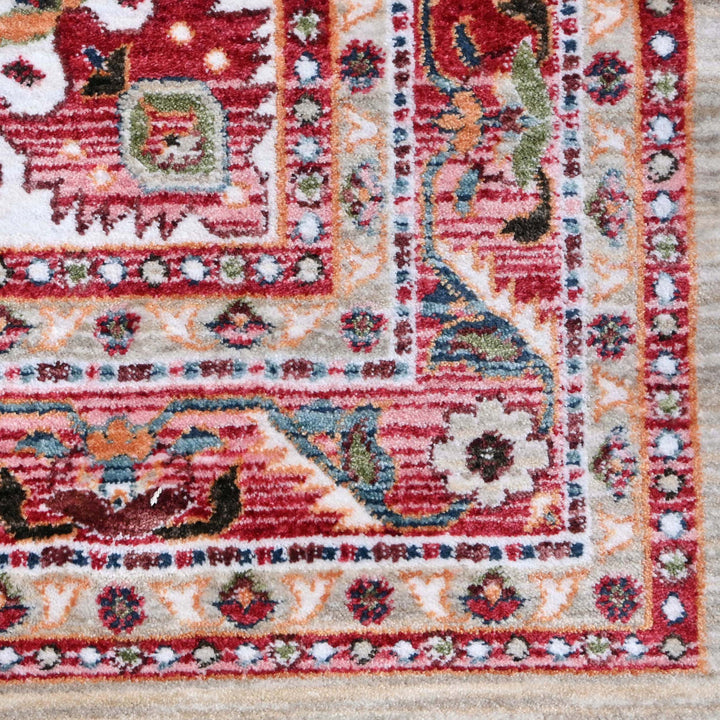 Multi Floral Turkish Rug 4x6 Ft