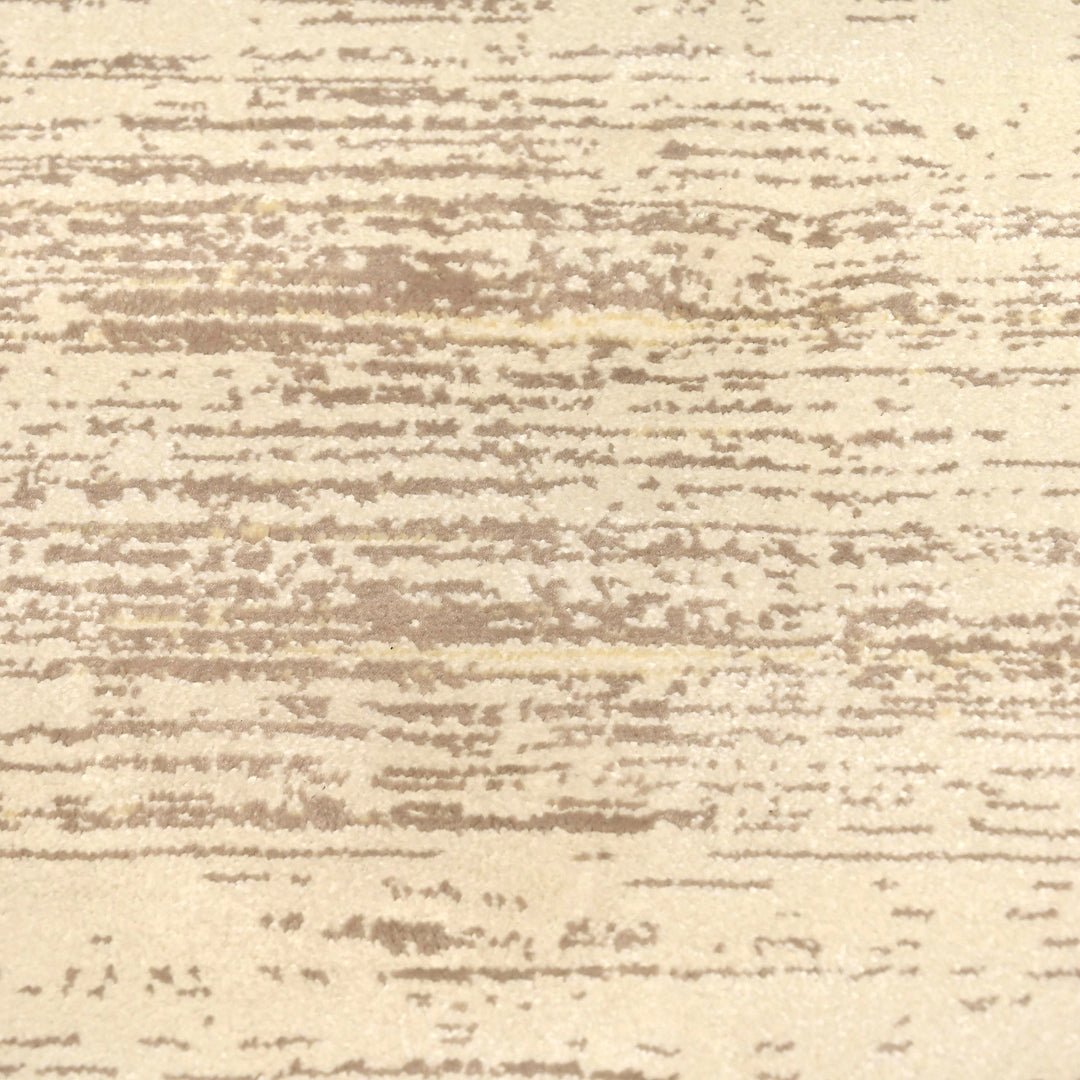 Beige Plain Turkish Rug 7x10 ft