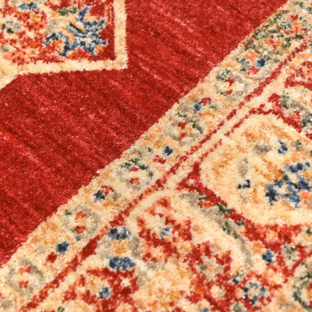 Rust Traditional Turkish Rug 4X6 Ft