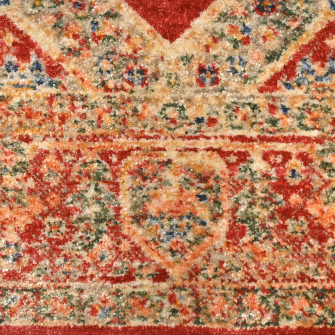 Rust Traditional Turkish Rug 4X6 Ft