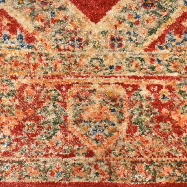 Rust Traditional Turkish Rug 4X6 Ft