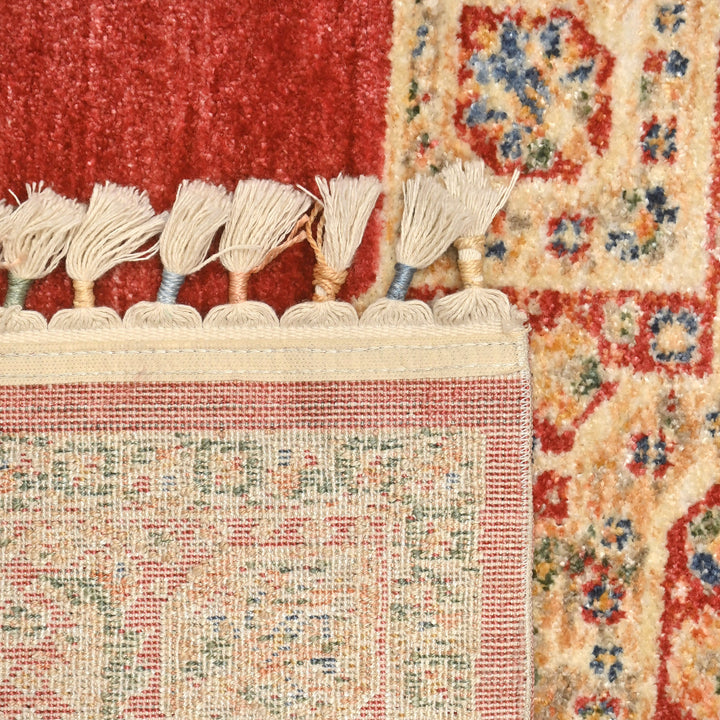 Rust Traditional Turkish Rug 4X6 Ft