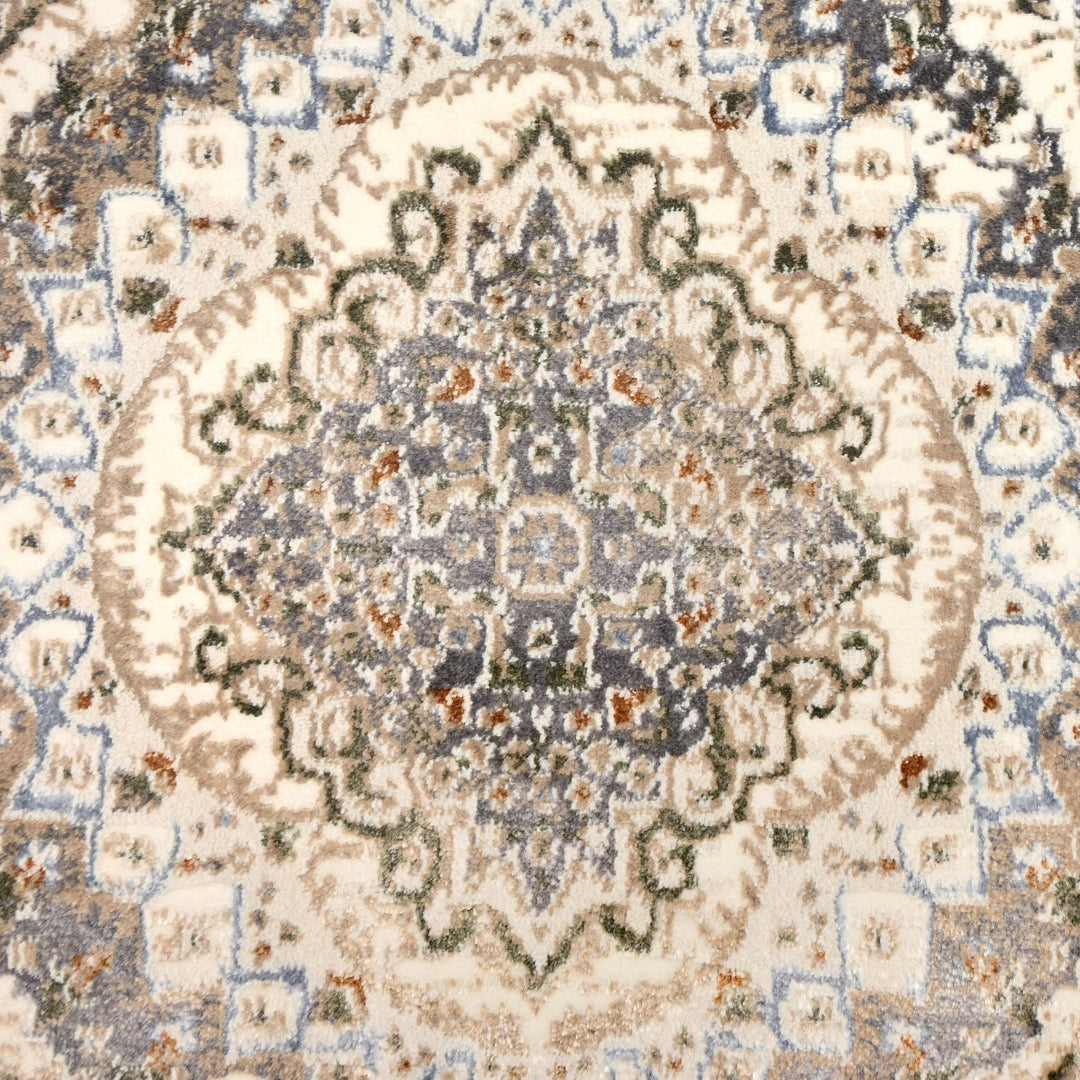 Brown Abstract Turkish Rug 4x6 ft