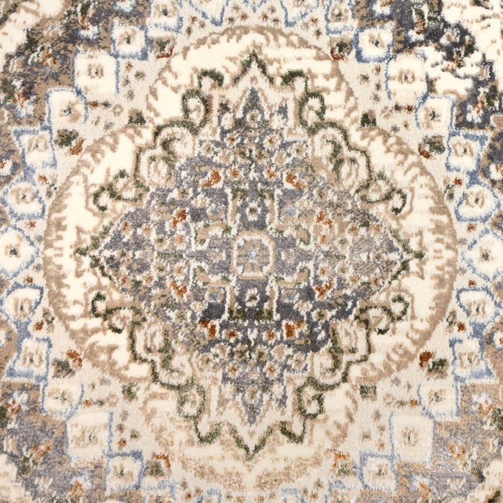 Brown Abstract Turkish Rug 4x6 ft