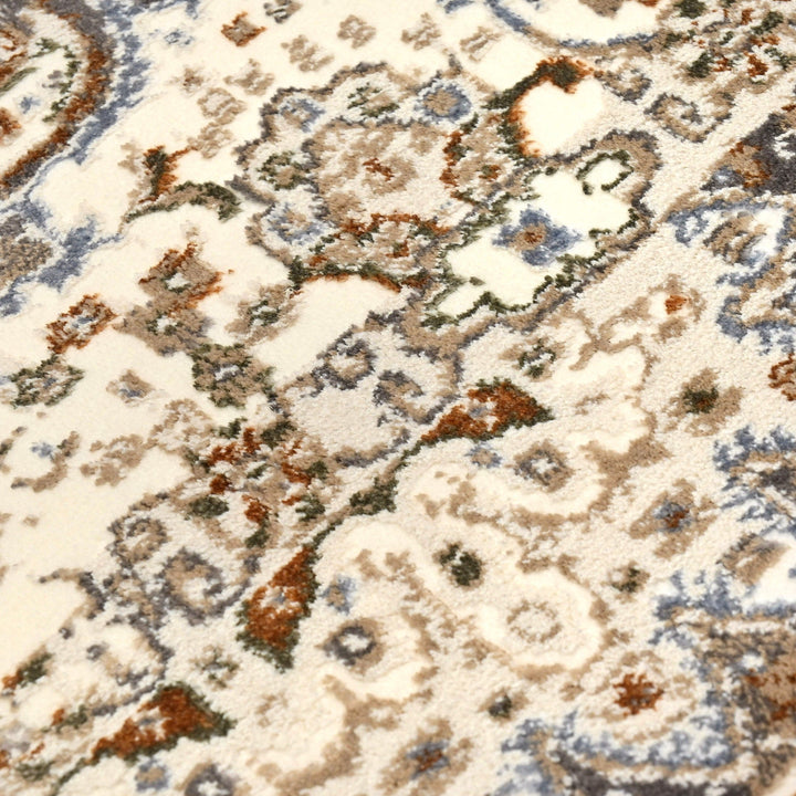 Brown Abstract Turkish Rug 4x6 ft