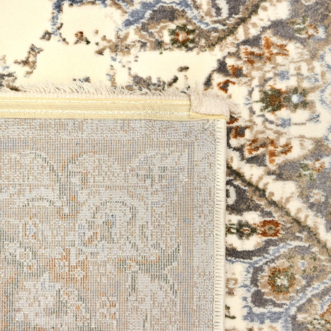 Brown Abstract Turkish Rug 4x6 ft