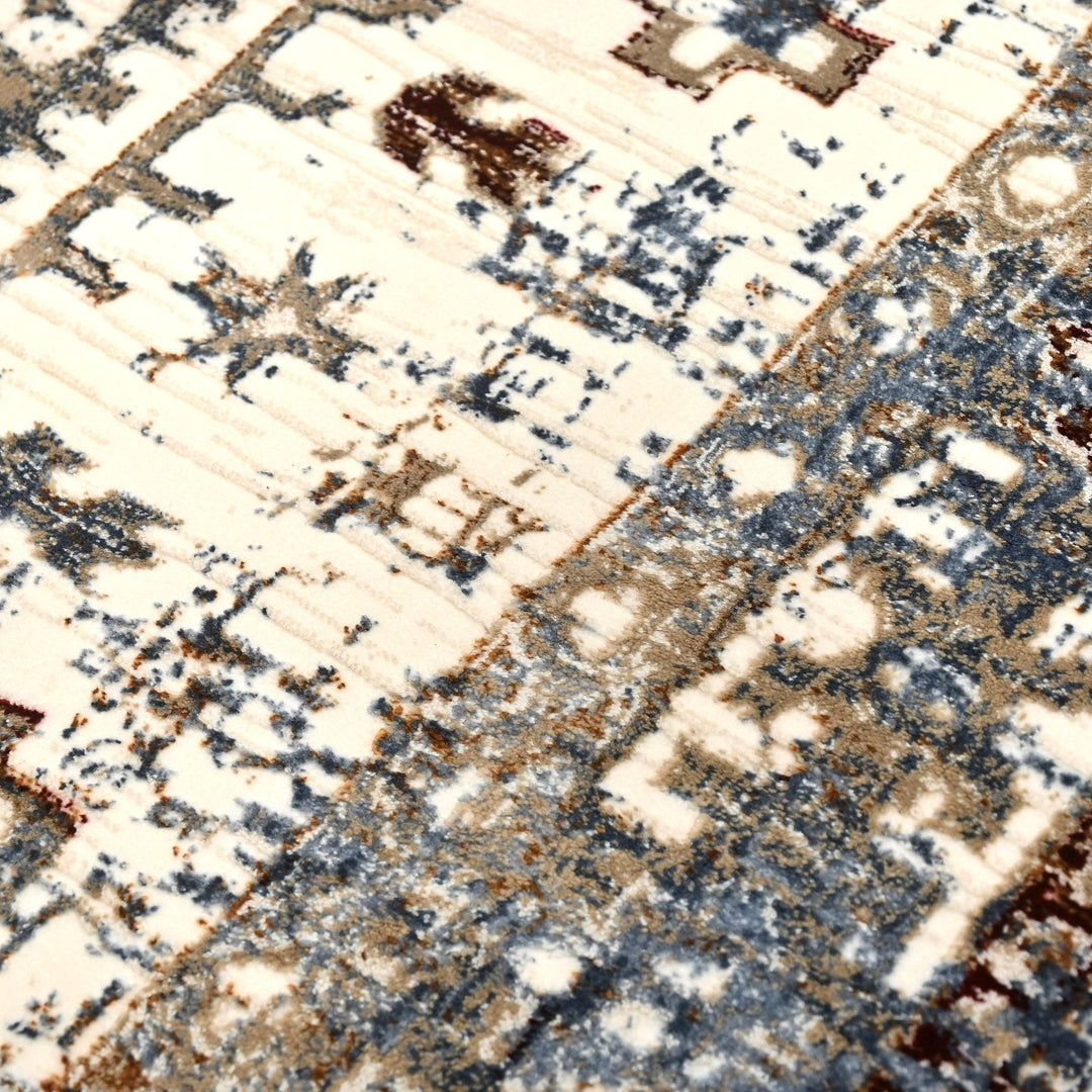 Multi Floral Turkish Rug 4x6 ft