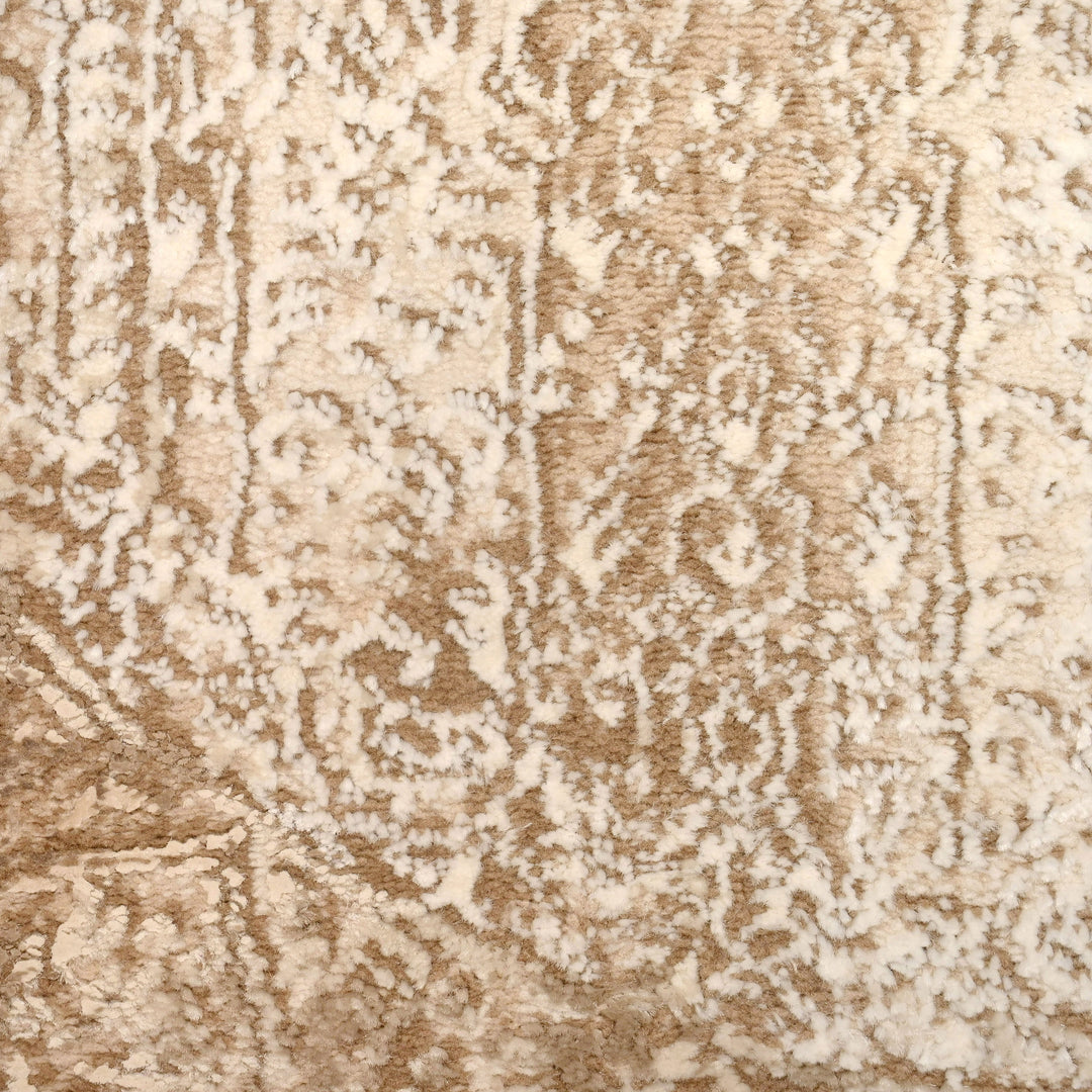 Beige Splash Turkish Oval Rug 2.5x5 Ft