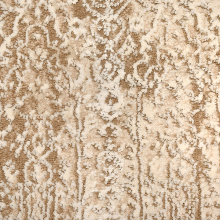 Beige Splash Turkish Oval Rug 2.5x5 Ft