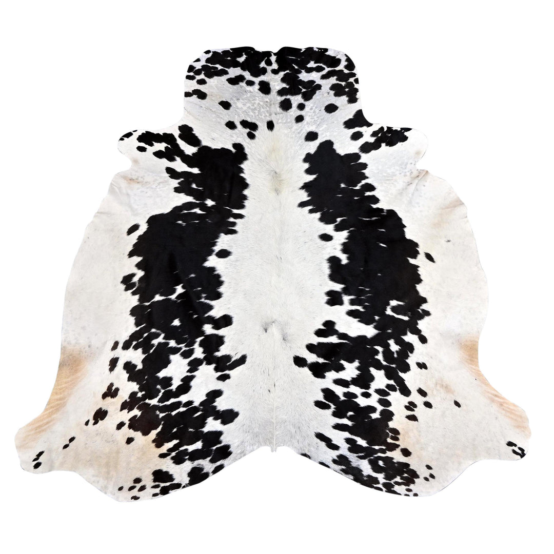 Black & White Cow Hide 5x5.5 FT