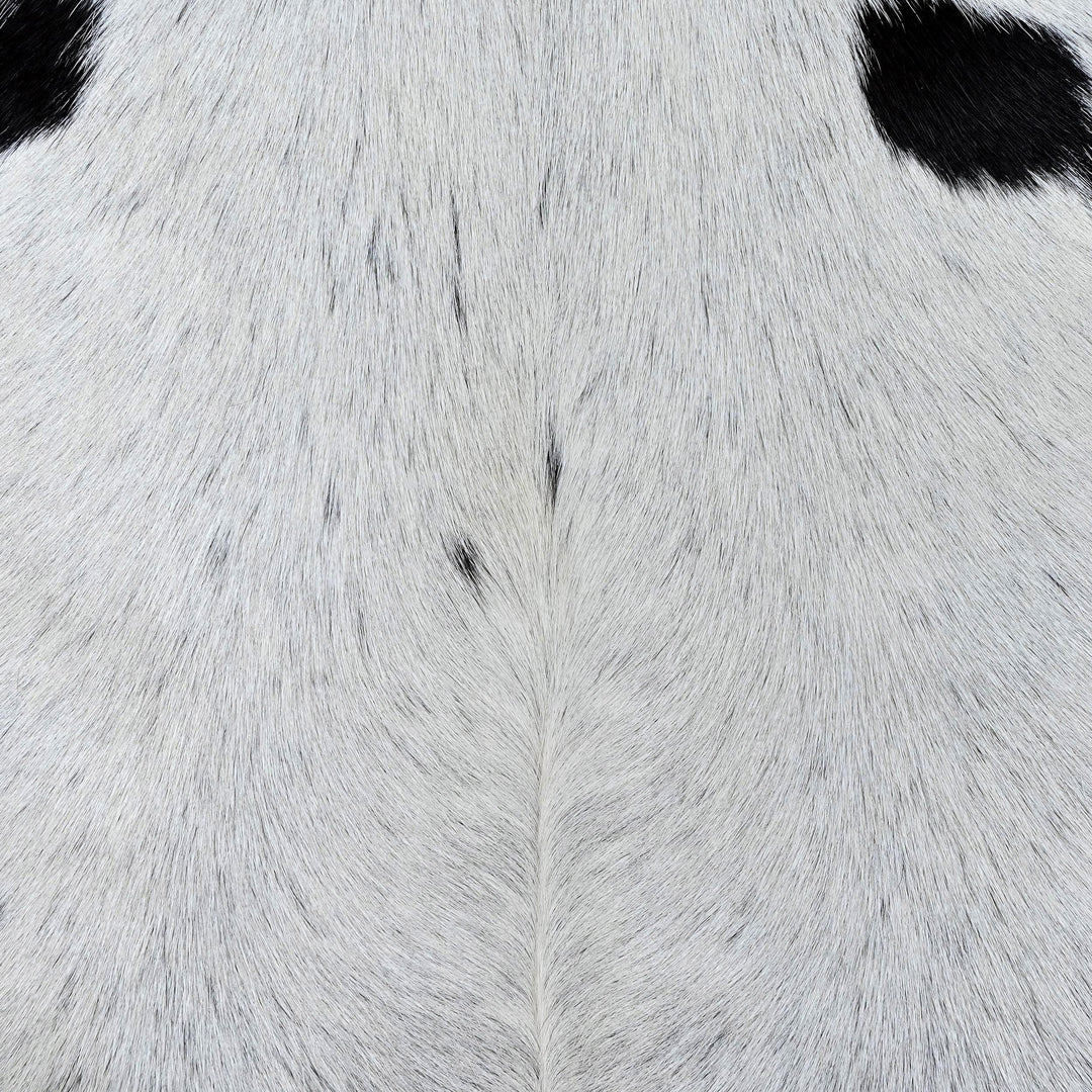 Black & White Cow Hide 5x5.5 FT