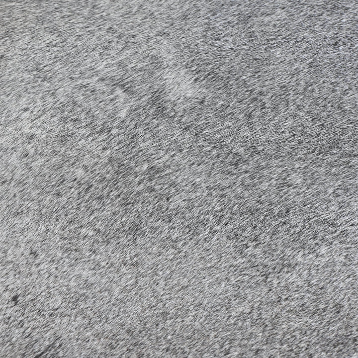 Grey & White Cow Hide 5x5.5 FT
