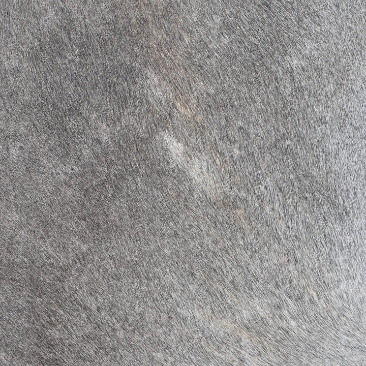 Grey & White Cow Hide 5x5.5 FT