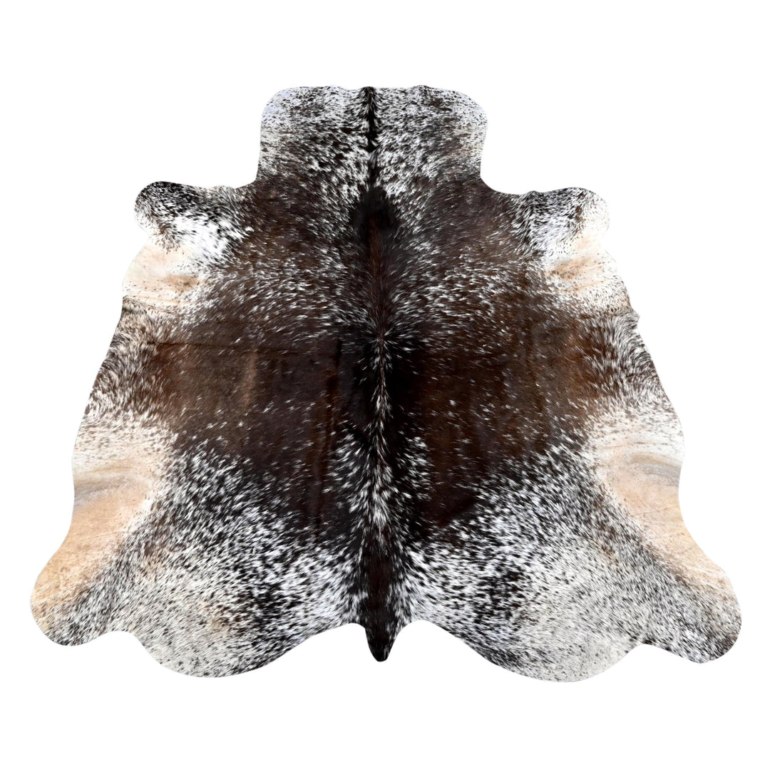 Tri-color Speckled Cow Hide 5.5x5.5 FT