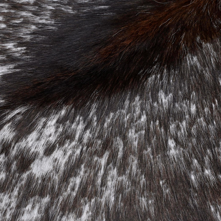 Tri-color Speckled Cow Hide 5.5x5.5 FT