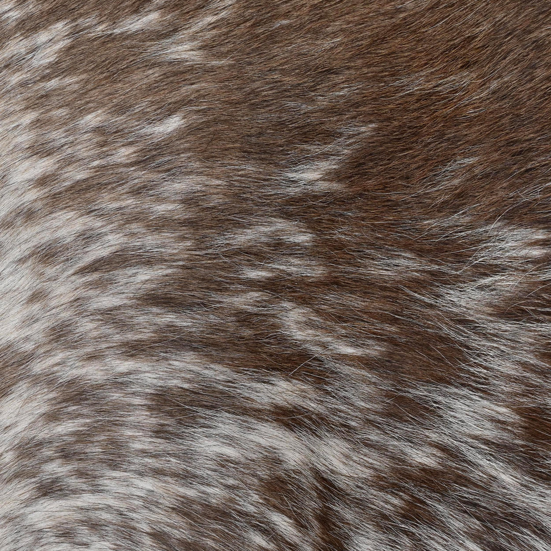 Tri-color Speckled Cow Hide 5.5x5.5 FT