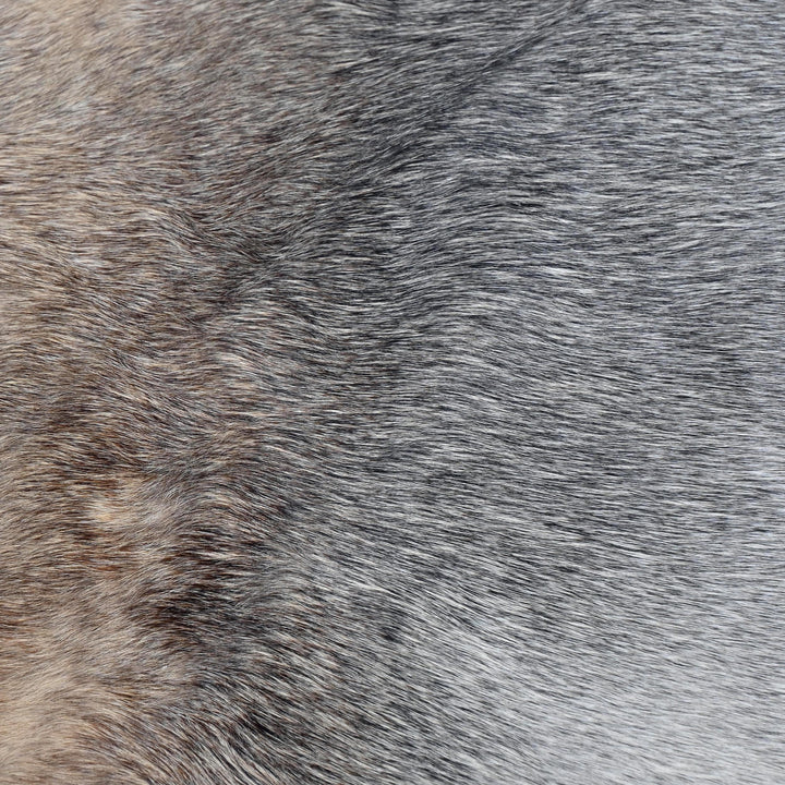 Grey Brindle Cow Hide 6x6 FT