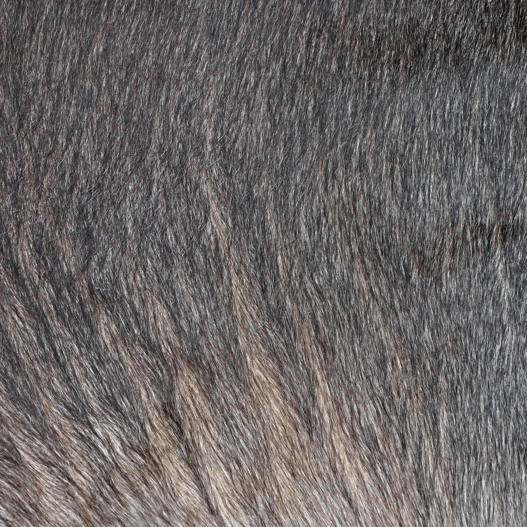 Grey Brindle Cow Hide 6x6 FT